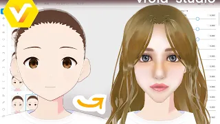 3Dモデルで顔作り 【vroid studio】