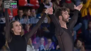 Gabriella PAPADAKIS / Guillaume CIZERON. Internationaux de France 2019 Произвольный танец