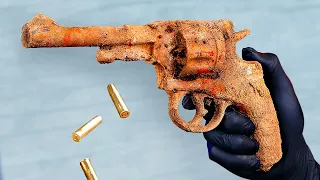 Old Rusty Revolver Restoration | Nagant