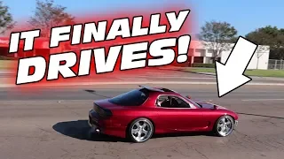 DRIVING THE FD RX-7 FOR THE FIRST TIME!!!!!!!