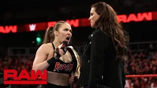 Ronda Rousey wants Becky Lynch at WrestleMania: Raw, Feb. 25, 2019