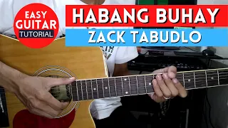 HABANG BUHAY - Zack Tabudlo Easy Guitar Tutorial