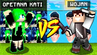 OPĘTANA KATI vs WOJAN | HACKER vs WOJANOWICE | BAZA vs BAZA | Minecraft CHALLANGE z Matruner!
