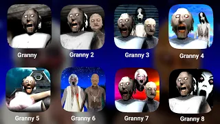 Granny 1, 2, 3, 4, 5, 6, 7 & 8 Gameplay | Granny 2 | Granny 4 | Granny 5 | Granny 6 | Granny Game