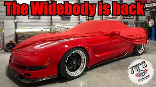 First look at the C5 Corvette wide-body.