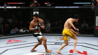 Bruce Lee vs. Dennis Bermudez (EA sports UFC 2 game play) Pro mode