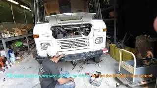 1977 Mercedes Benz 407D Camper Repairs