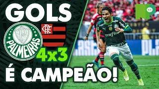 PALMEIRAS 4 X 0 FLAMENGO | GOLS DO CAMPEÃO DA SUPERCOPA 2023