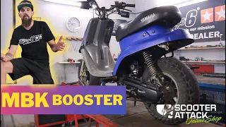 Projekt Minarelli MBK Booster Teil 1 - Eröffnung - Scooter-Attack.com [English Subtitles]