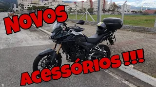 Honda Cb 500x 2023 - Acessórios!!! - (Vou de Moto)