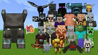 Ravager vs Every mob in Minecraft (Java Edition) - Minecraft 1.19 Ravager vs All Mobs