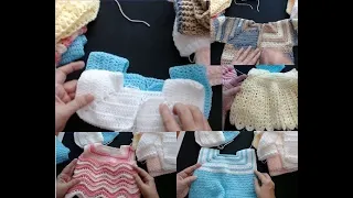 Crochet for Babies. You can make ALL these from ONE crochet SQUARE YOLK. Share my FANTASTIC NEWS...