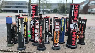 XXL Bombenrohr Vergleich an Silvester  [𝟰𝗞] | JJFireworks