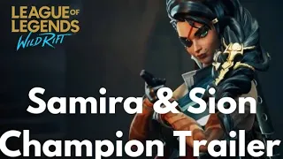 Weapons of Noxus Champion Trailer| Samira | sion | League of Legends Wild Rift