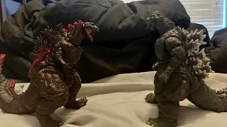 Godzilla 1989 Vs Shin Godzilla Remake (Stop Motion)