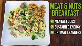 How To Make A Meat And Nuts Breakfast Recipe | LiveLeanTV