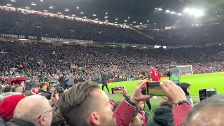 Manchester United Vs Barca   Old Trafford Atmosphere