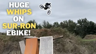 HUGE WHIPS ON SURRON EBIKE!