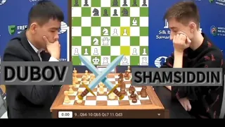 Vokhidov Shamseddin vs Daniil Dubov||World CHESS  Blitz  Championship 2023