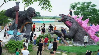 A Joyful Celebration: 35 Days Building GODZILLA X KONG in Vietnam!