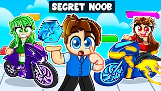 I Pretended To Be A NOOB In BIKE OBBY, Then Secretly Used A $100,000 BIKE!