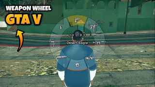 [1MB] GTA V Weapon Wheel Mod For GTA San Andreas Android | Modding Master