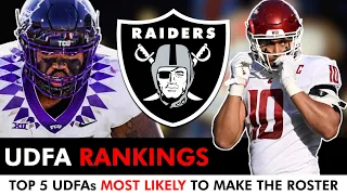 Raiders Rumors: Ranking The Top 5 Raiders UDFAs Who Could Make The 53-Man Roster In 2024