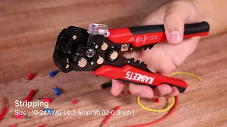 How to Use Kaiweets KWS-103 Self Adjusting Wire Stripper?