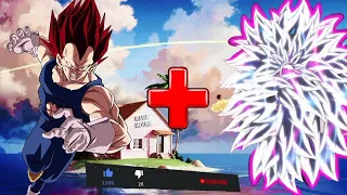 VEGETA UE INFINITY VS ALL DRAGON BALL SUPER CHARACTERS | VEGETA + INFINITY HAIR | ANIME DETAILER