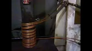Homemade woodstove radiator
