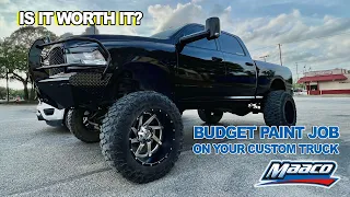 Is a $4,000 Maaco Paint Job Worth It?? Painting My LIFTED Dodge Ram 2500 || 4th Gen Cummins Build