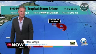 Tropical Storm Arlene forms