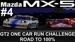 Gran Turismo 2 - One Car Challenge with a Mazda MX-5 Miata [#4]