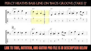 Miles Davis - Bags Groove (Bass Line)