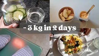 lose 3kg in 2 days 🔥 (?) [diet vlog]