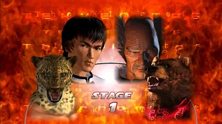 tekken tag team battle || king with law || tekken tag tournament