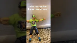 John Cena action figure then versus now￼