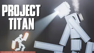 Upgraded Android vs Project Titan - Android Apocalypse#1 [People Playground 1.27]