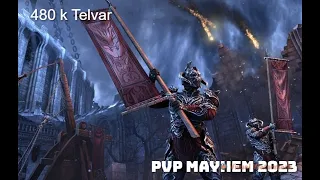 ТЕСО ПВП БОМБЕР 480к Тельвар Побоище 2023. ESO PVP Mayhem 2023