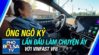 Ông Ngô Kỷ thú nhận lần đầu làm chuyện ấy với xe VinFast VF8: "Nghe cứng chắc như Mercedes!"