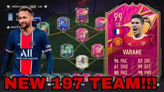 ΝΕΑ ΥΠΕΡΟΜΑΔΑ ΜΕ 98 NEYMAR 99 VARANE ΚΑΙ SAINT MAXIMIN 97!!! | FIFA 22 ULTIMATE TEAM #153