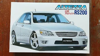 Fujimi 1/24 Toyota Altezza RS200 | Plastic Model Kit Unboxing