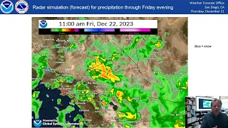 Precipitation Thursday night through Friday evening - locally heavy - NWS San Diego