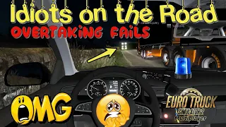 Idiots on the Road - ETS2MP | Euro Truck Simulator 2 | Funny Moments | Crash Compilation