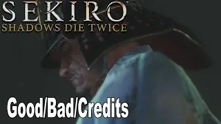 Sekiro: Shadows Die Twice - Good Ending + Bad Ending and Credits [HD 1080P]