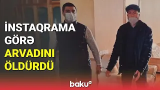 İnstaqrama görə arvadını qətlə yetirdi