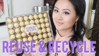 DIY Jewelry & Makeup Storage with Ferrero Rocher Containers