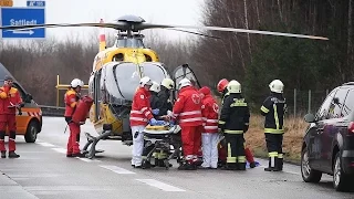 Sattledt: Schwerer Unfall auf A1