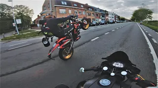 First SUPERMOTO Spring vibes !  Supermoto Lifestyle 3.0 (#supermoto​ #belgium​ #wheelie​)