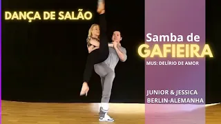 Dança de Salão, SAMBA DE GAFIEIRA! junior Carvalho and Jessica Lepszy. #sambadegafieira.